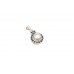 Hallmarked 925 Sterling silver Pendant Natural Sapphire Pearl Gemstone P 902
